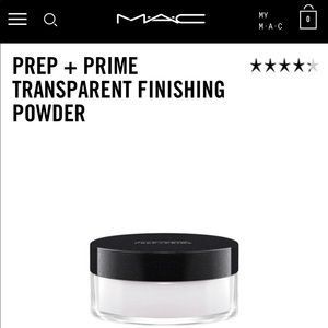 🆕 MAC COSMETICS Prep + Prime Powder